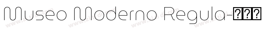 Museo Moderno Regula字体转换